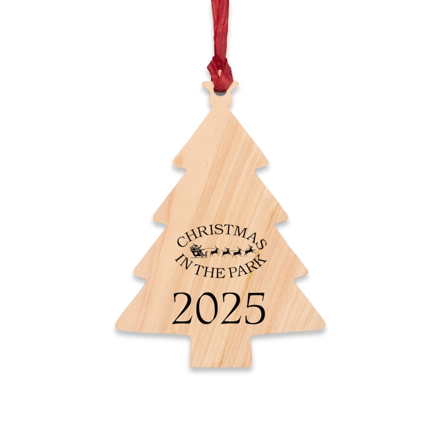 Wooden Ornament - Christmas in the Park 2025