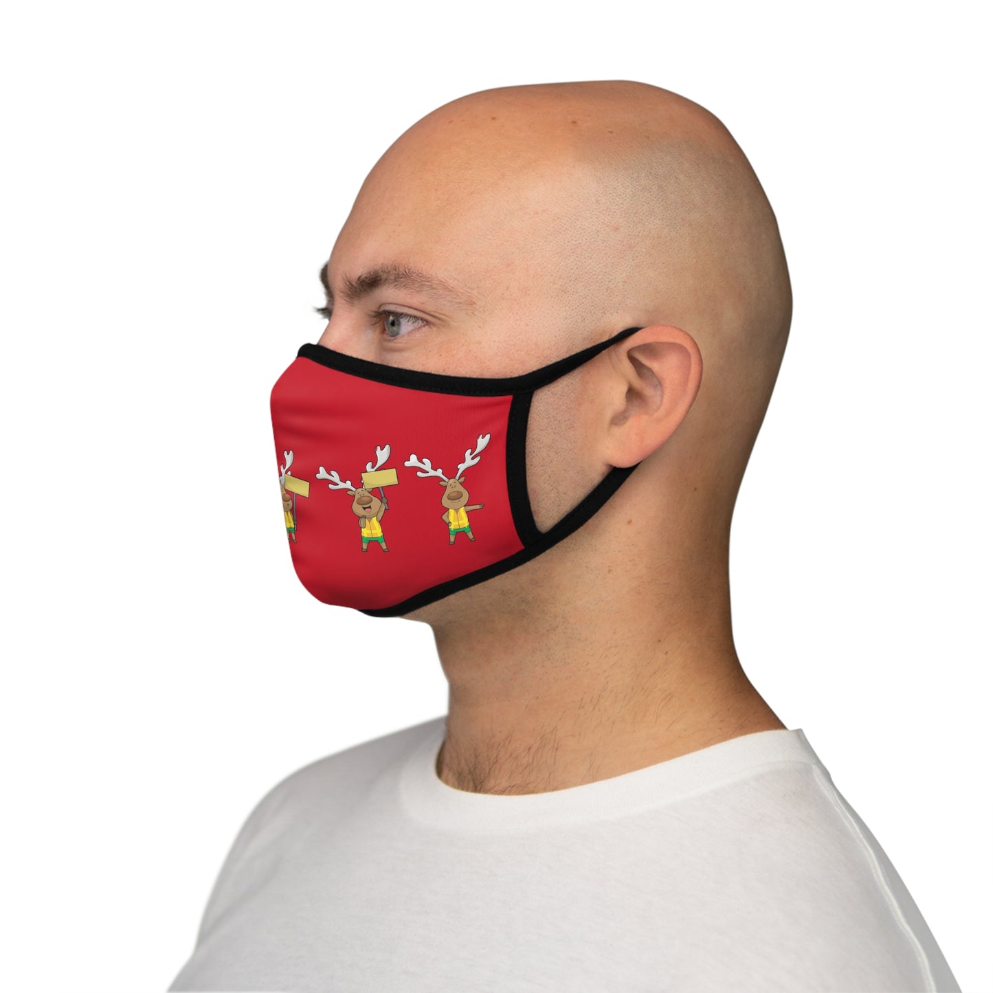 Face Mask - Blinky, Christmas in the Park Mascot Design
