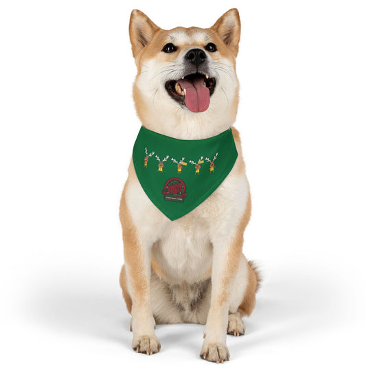 Blinky Chirstmas in the Park Drive-thru Pet Bandana Collar