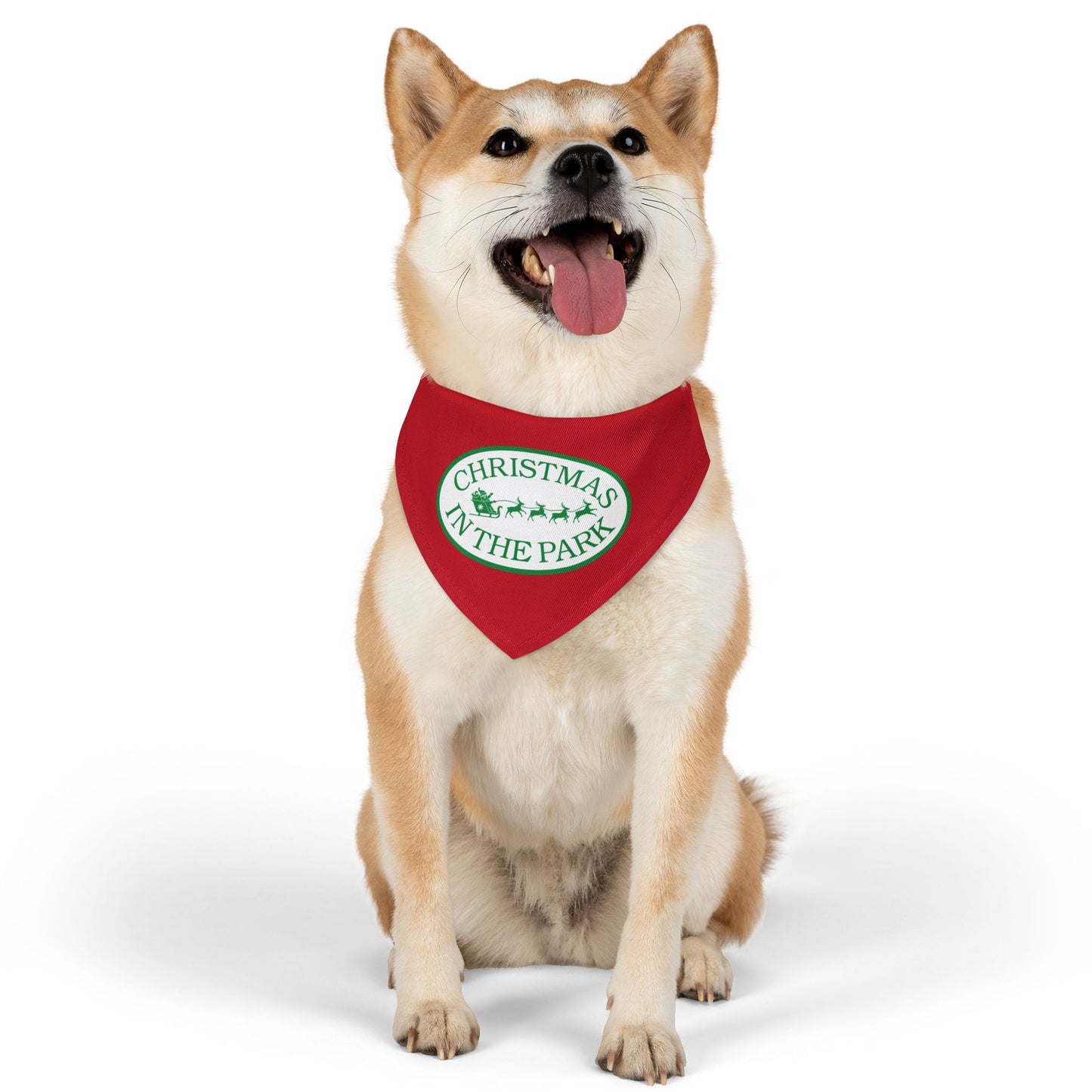 Christmas in the Park Pet Bandana Collar
