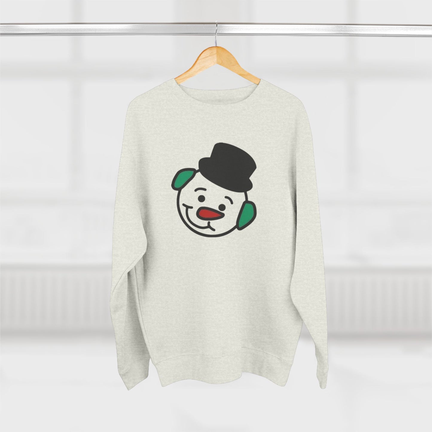 Hot Chocolate Snowman Crewneck Sweatshirt — Cozy Holiday Winter Sweater