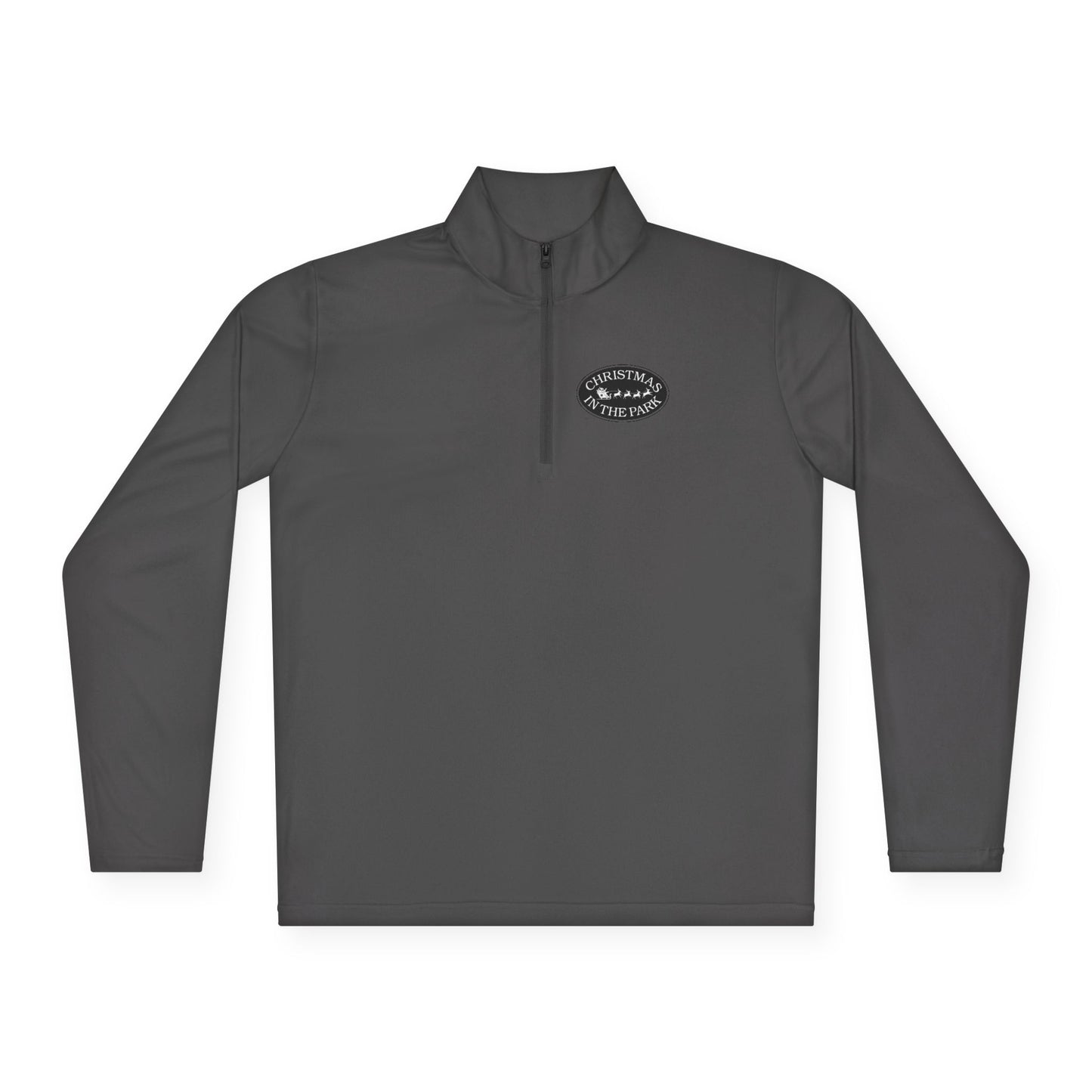 Quarter-Zip Pullover Christmas in the Park Logo