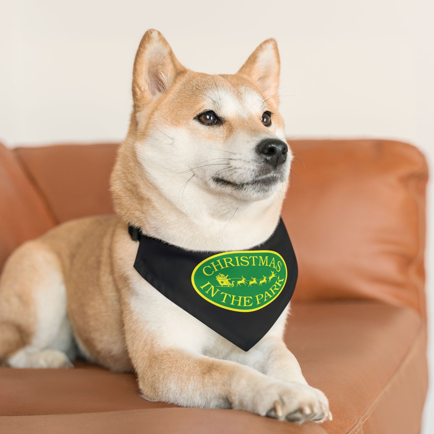 Christmas in the Park Pet Bandana Collar