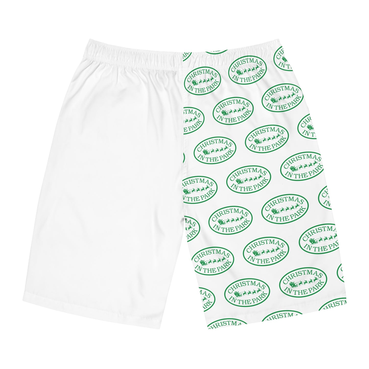 Christmas-Themed Men's Swim Shorts, Holiday Board Shorts, Summer Beachwear, Festive Swimwear, Vacation Essentials, Gifts for Him