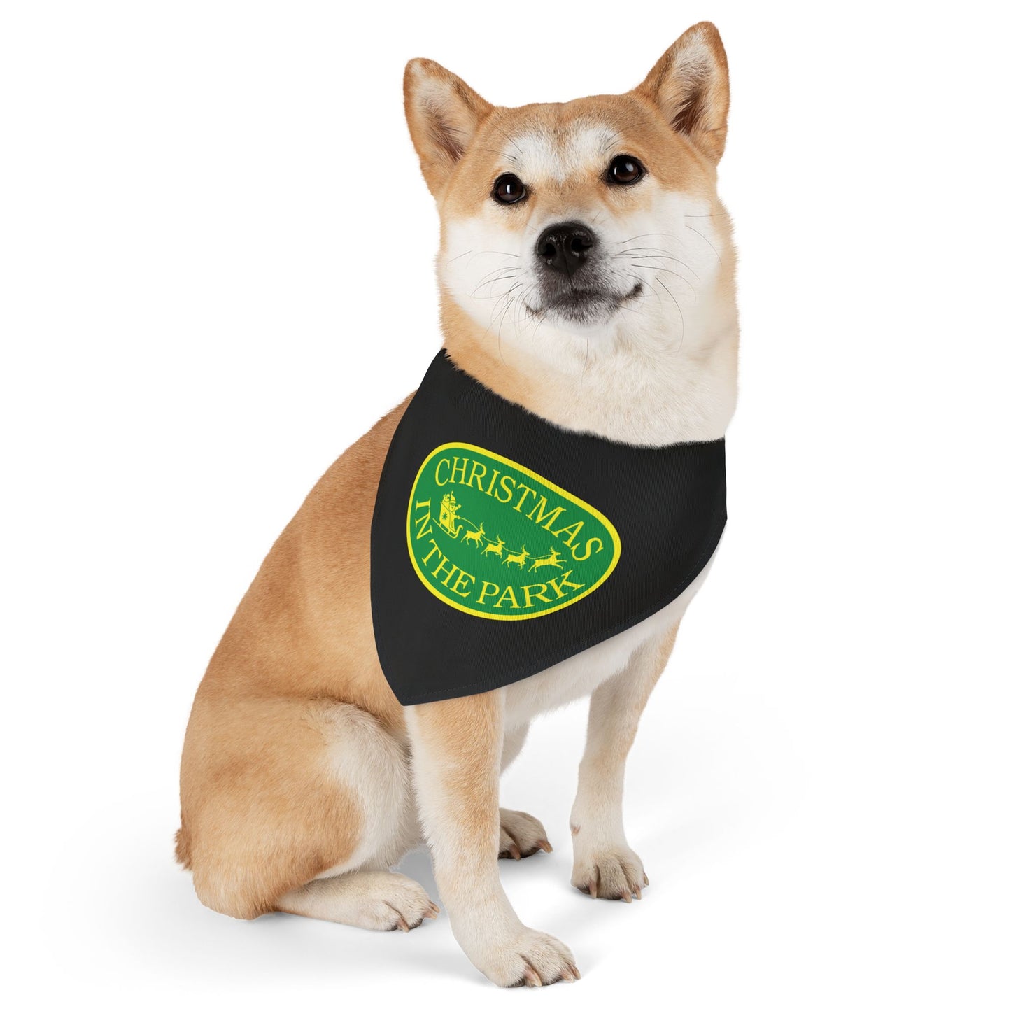 Christmas in the Park Pet Bandana Collar