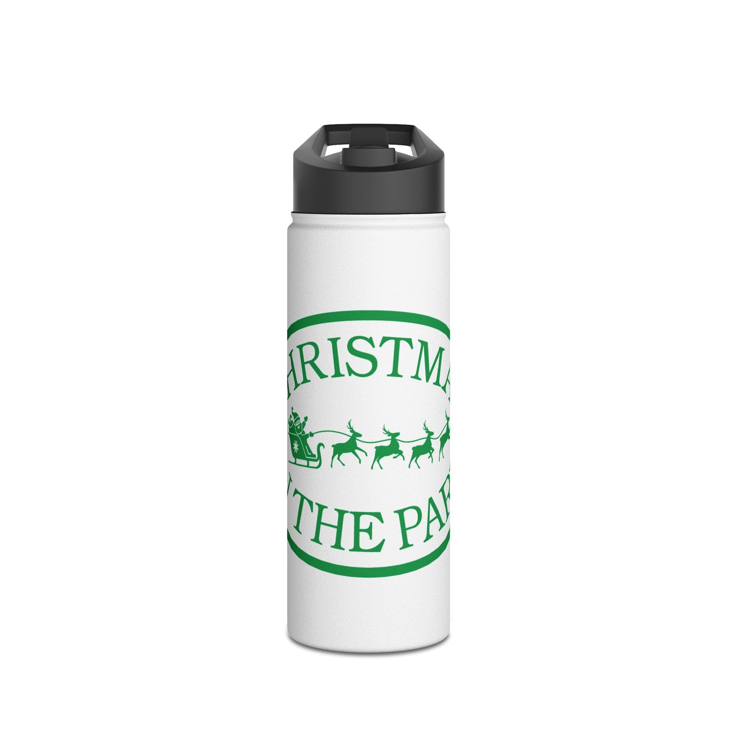 Christmas Water Bottle, Holiday Hydration, Eco-Friendly Travel Mug, Reusable Beverage Container, Perfect Gift for Christmas