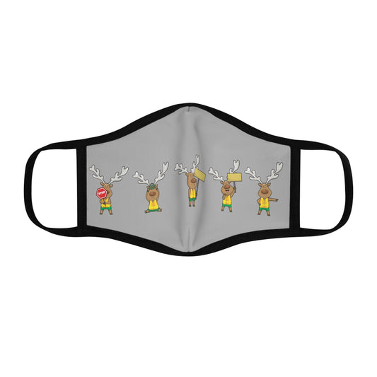 Face Mask - Blinky, Christmas in the Park Mascot Design