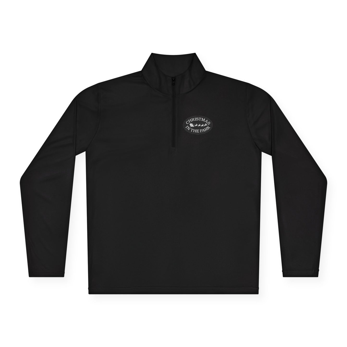Quarter-Zip Pullover Christmas in the Park Logo