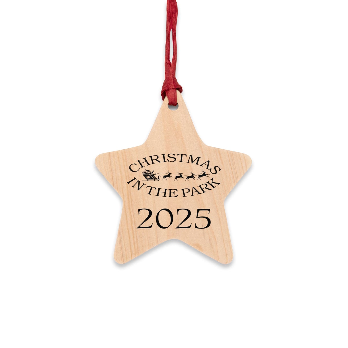 Wooden Ornament - Christmas in the Park 2025