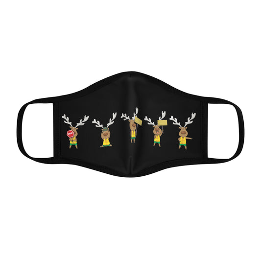 Face Mask - Blinky, Christmas in the Park Mascot Design