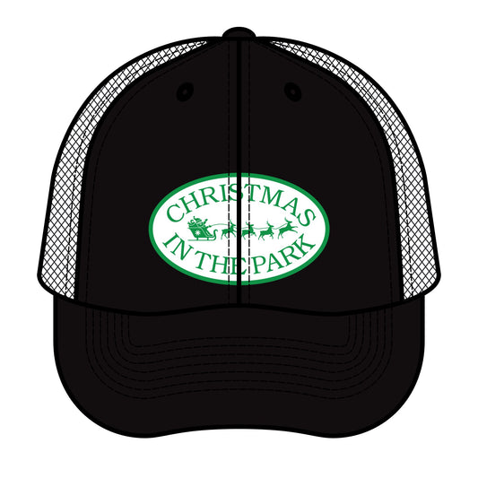Christmas in the Park Trucker Hat - Vintage Style, Festive Accessory, Perfect for Holiday Celebration, Unisex Gift, Outdoor Events