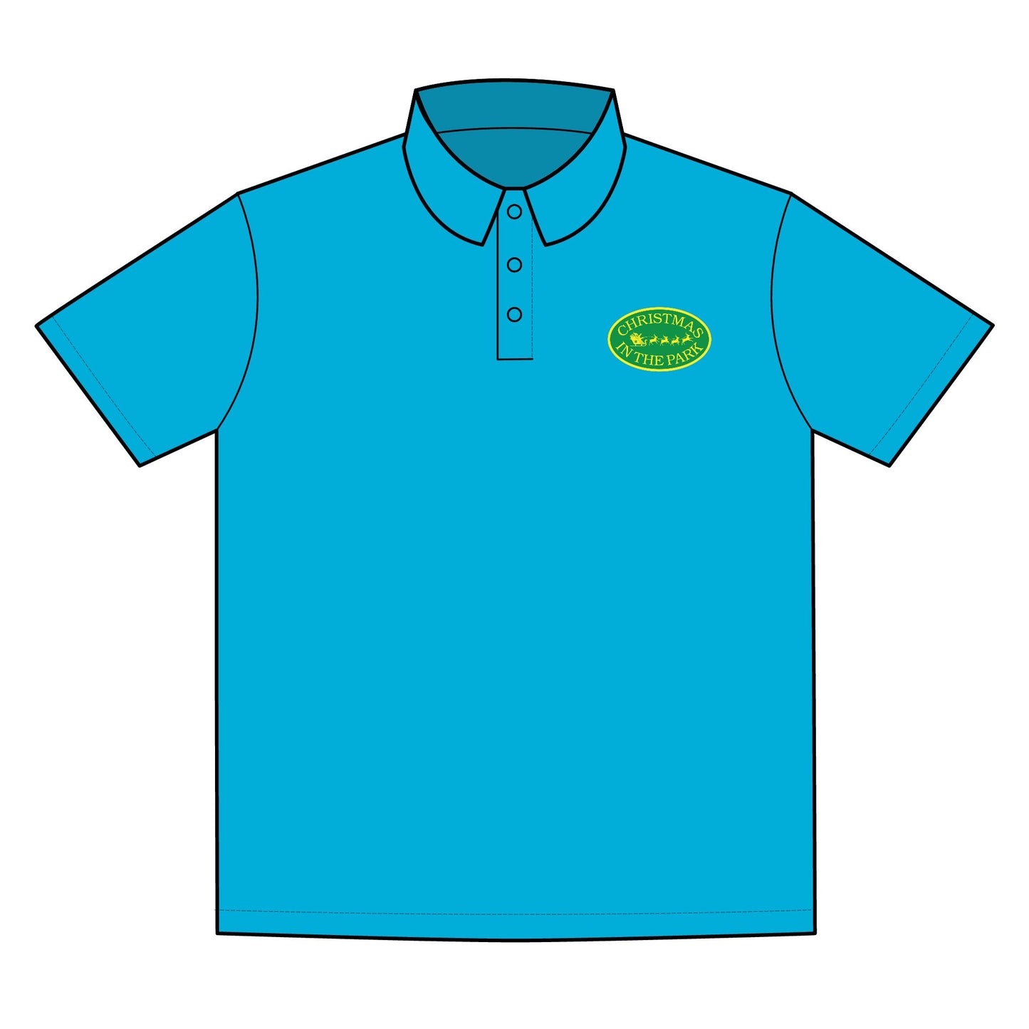 Polo Shirt Christmas in the Park Logo