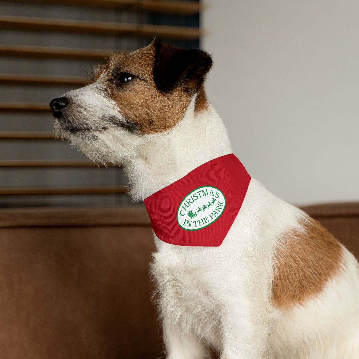 Christmas in the Park Pet Bandana Collar