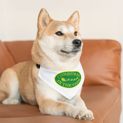 Christmas in the Park Pet Bandana Collar