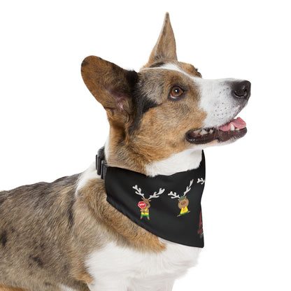 Blinky Chirstmas in the Park Drive-thru Pet Bandana Collar