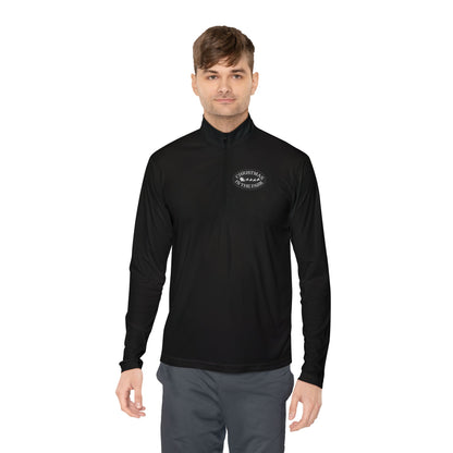 Quarter-Zip Pullover Christmas in the Park Logo