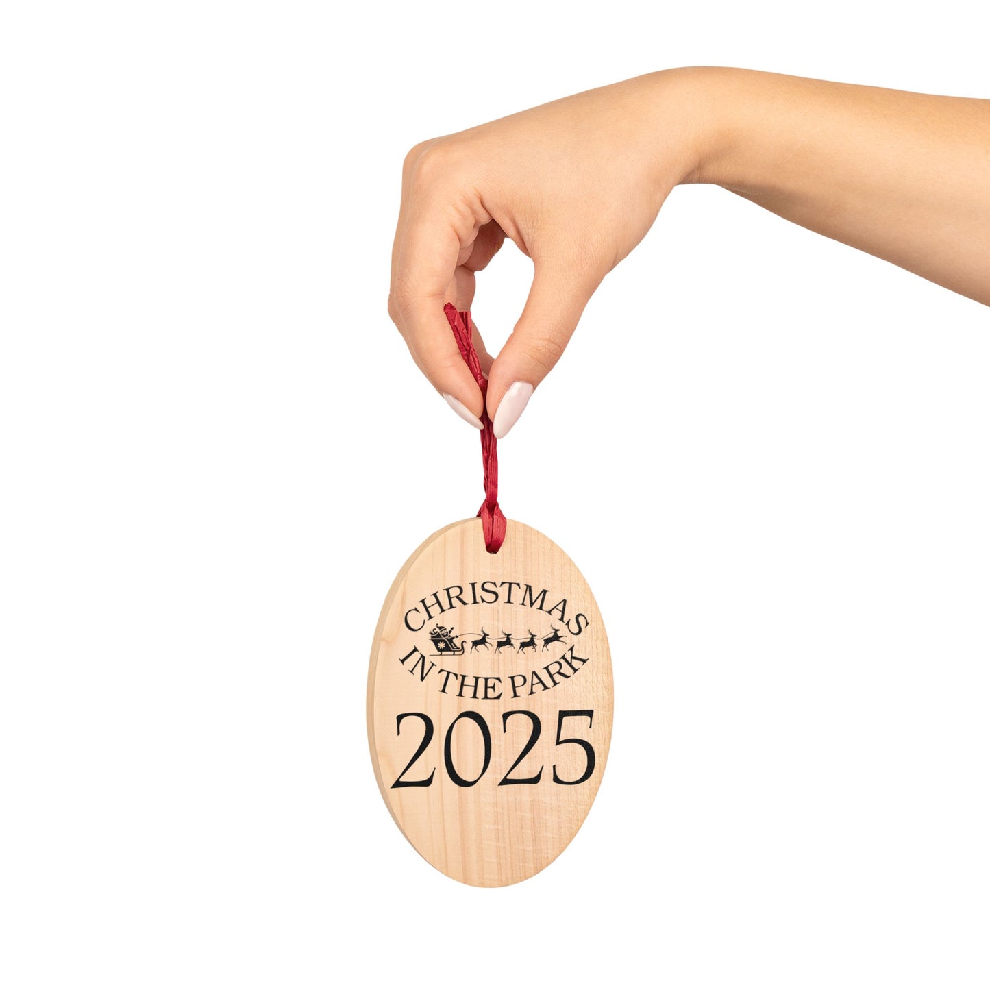 Wooden Ornament - Christmas in the Park 2025