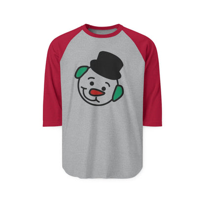 Snowman Hot Chocolate Raglan Shirt