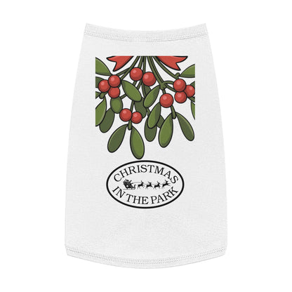 Festive Pet Tank Top - Christmas in the Park Design, Holiday Dog Shirt, Cute Pet Apparel, Christmas Dog Outfit, Pet Gift