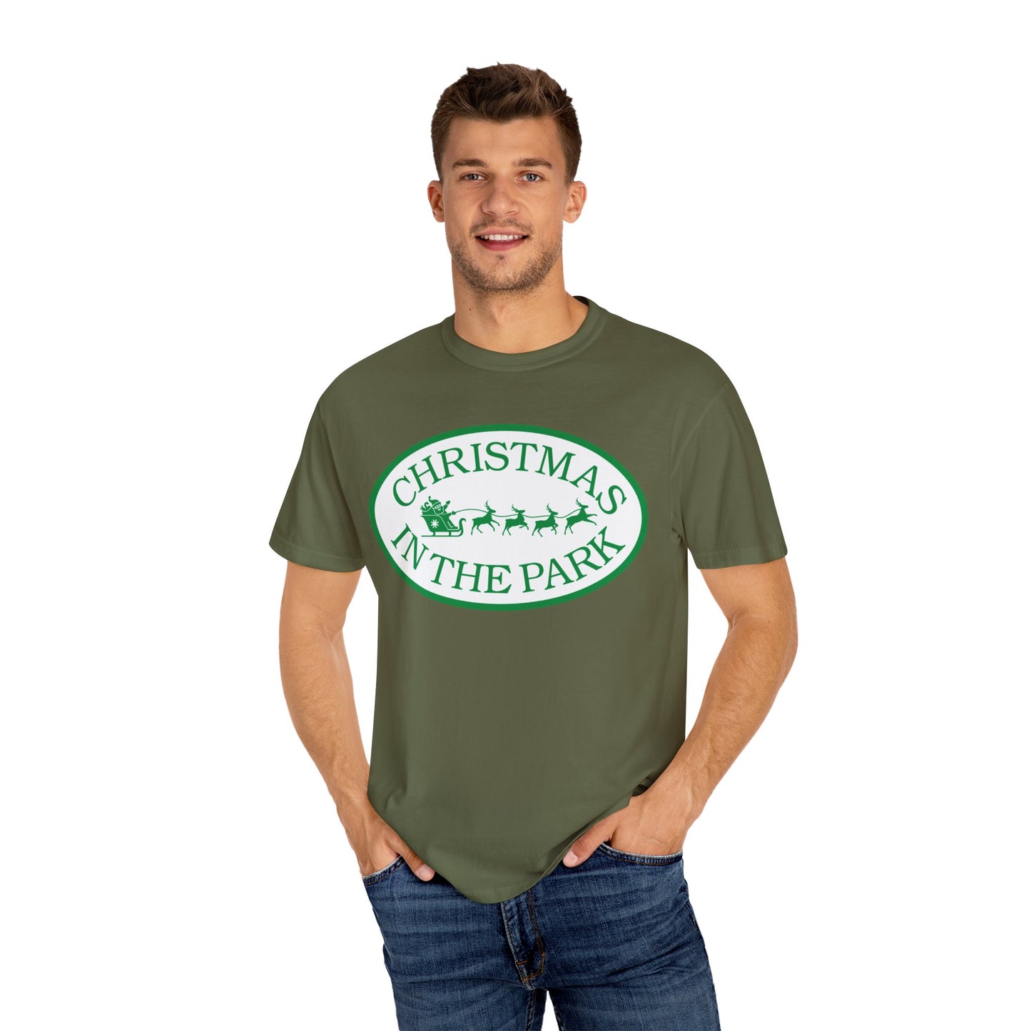 Christmas in the Park T-Shirt | Festive Holiday Tee for Celebrations, Gift for Family, Unisex Christmas Apparel, Joyful Winter Wear