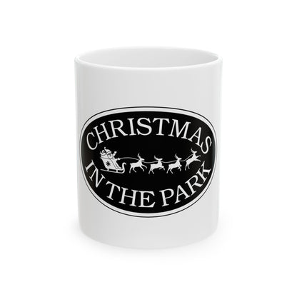 Christmas in the Park Ceramic Mug | Holiday Gift, Seasonal Coffee Mug, Festive Drinkware, Winter Decor, Merry Christmas Mug