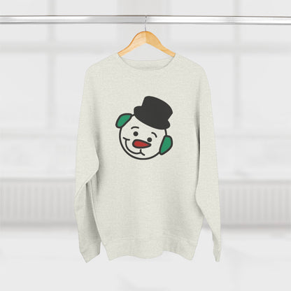 Hot Chocolate Snowman Crewneck Sweatshirt — Cozy Holiday Winter Sweater