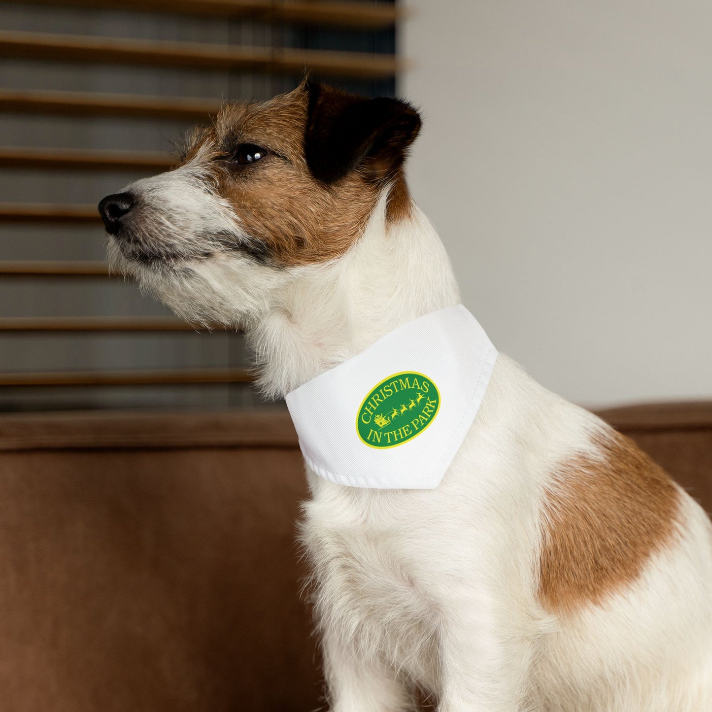 Christmas in the Park Pet Bandana Collar