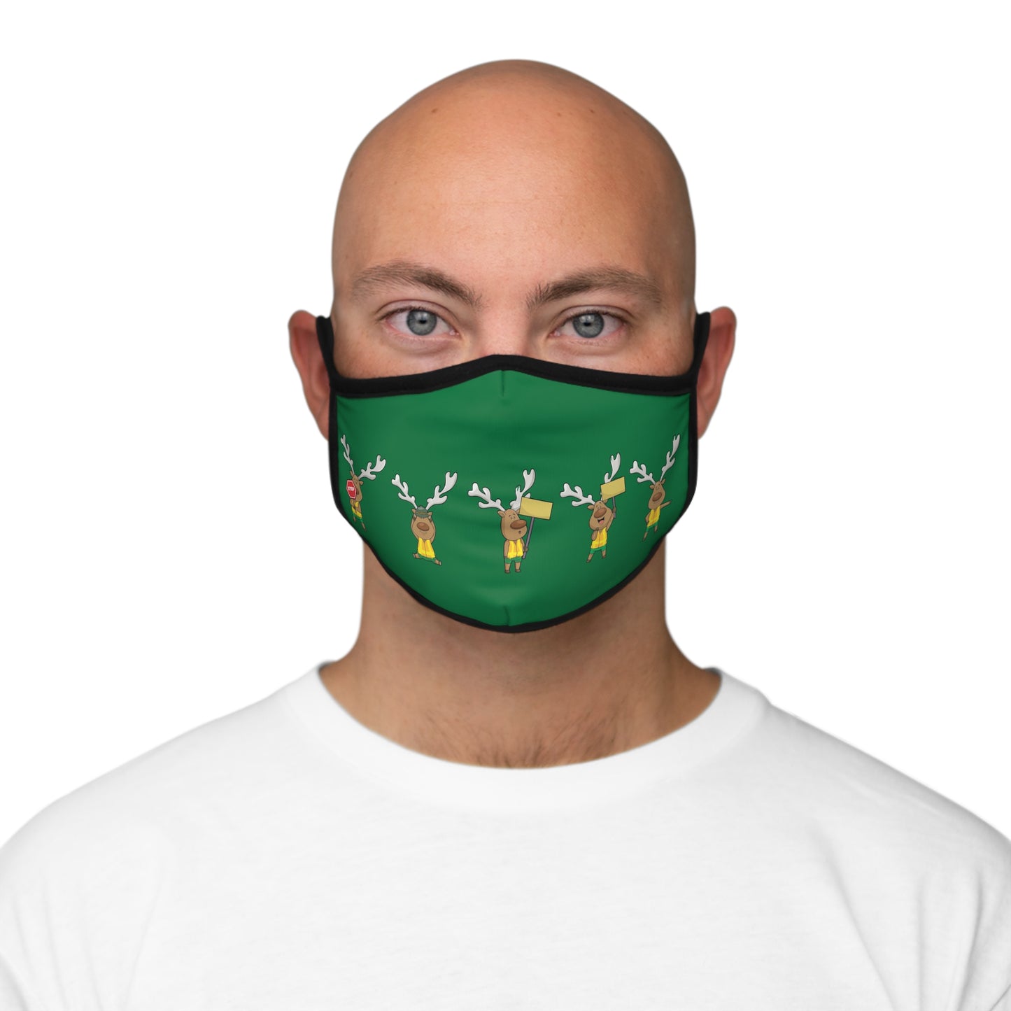 Face Mask - Blinky, Christmas in the Park Mascot Design