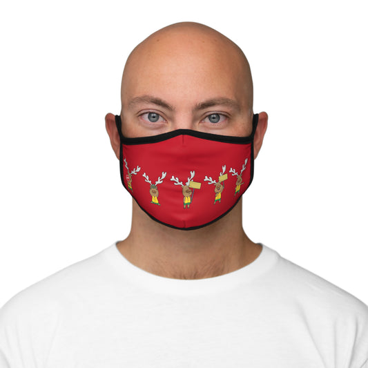 Face Mask - Blinky, Christmas in the Park Mascot Design