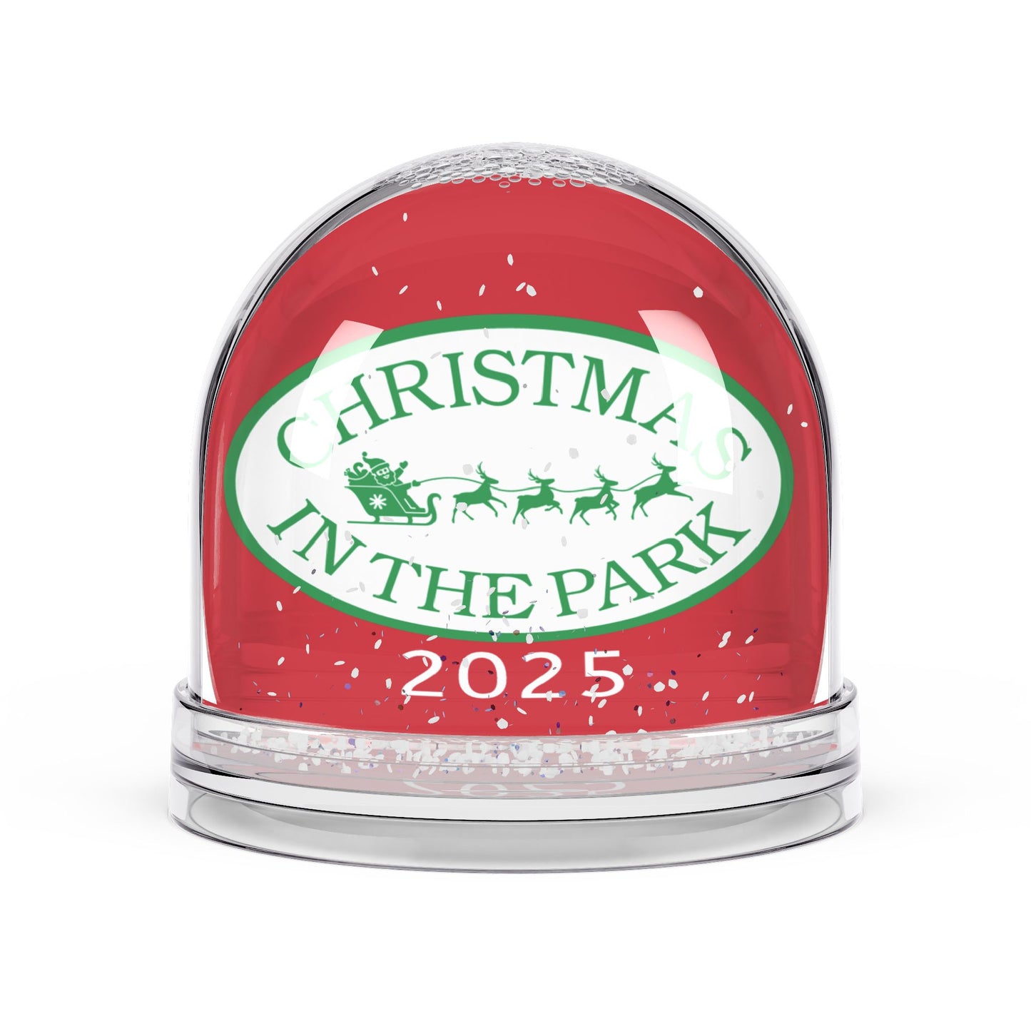 Christmas Snow Globe, Holiday Decor, Winter Wonderland Gift, Festive Collectible, Personalized Christmas Souvenir