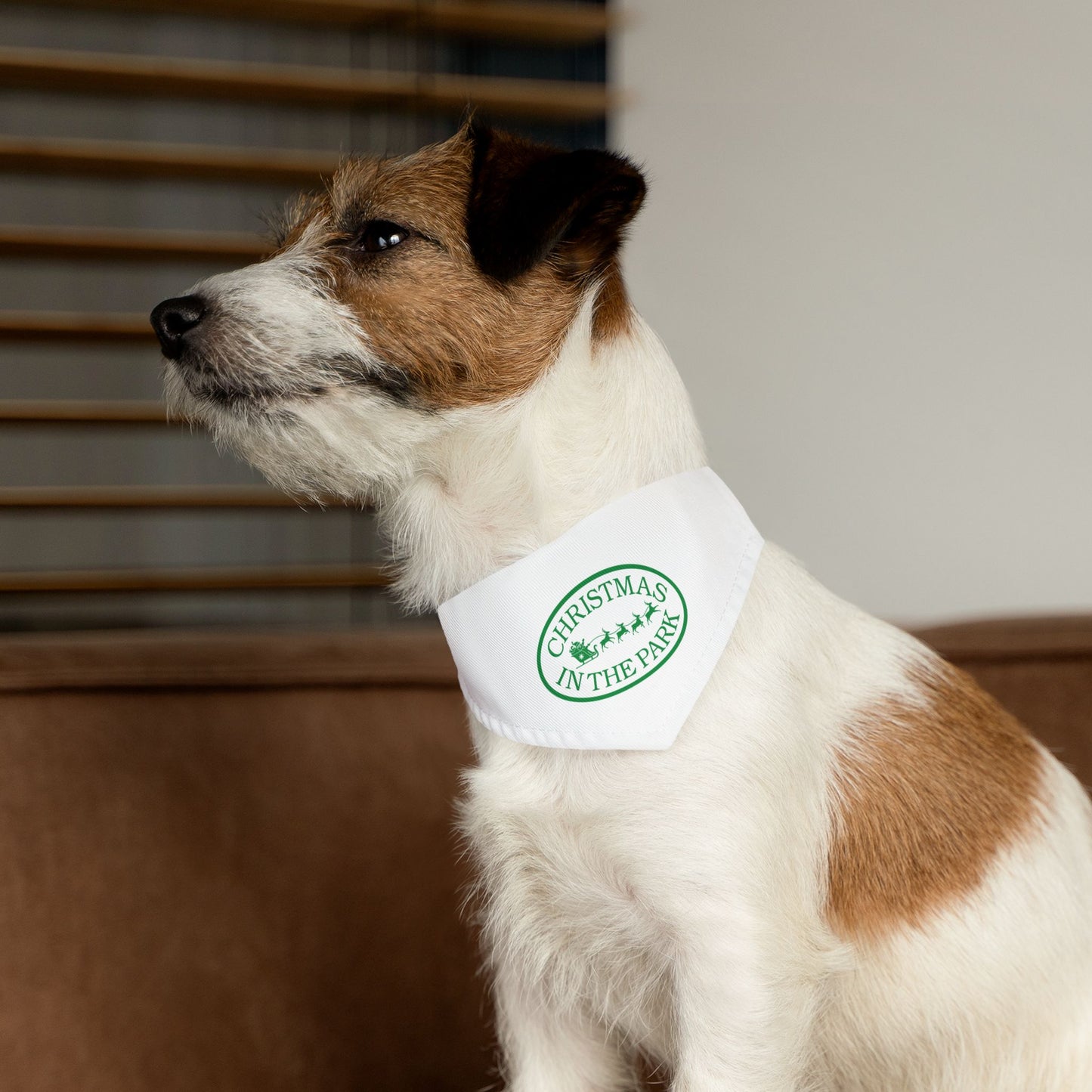 Christmas in the Park Pet Bandana Collar