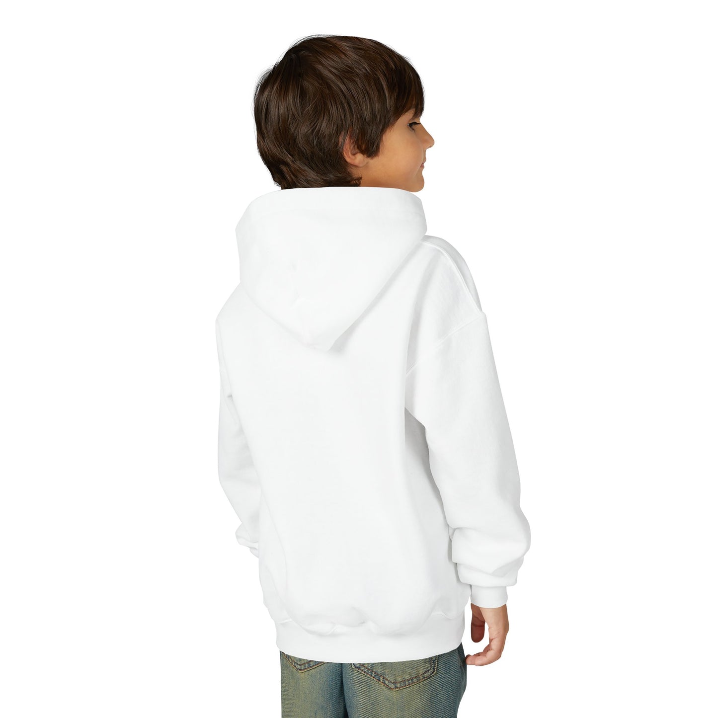 Youth Hoodie — 'Hot Chocolate' Snowman Christmas Sweatshirt