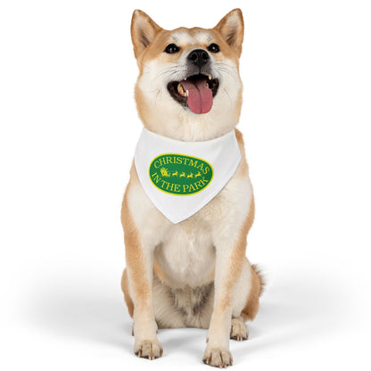 Christmas in the Park Pet Bandana Collar