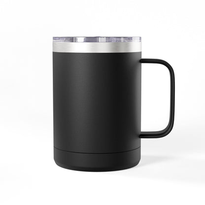 Personalized Coffee Mug Tumbler, Gift for Coffee Lovers, 15oz Travel Mug, Custom Insulated Tumbler, Tea Cup, Unique Christmas Present