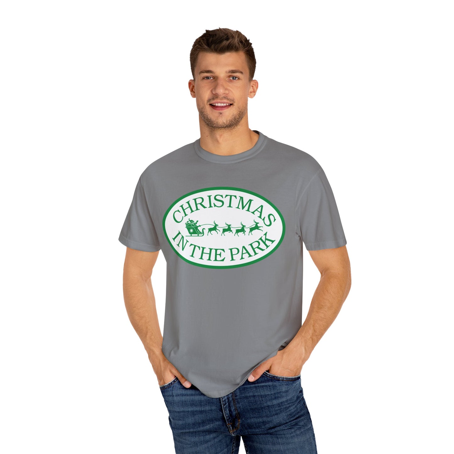 Christmas in the Park T-Shirt | Festive Holiday Tee for Celebrations, Gift for Family, Unisex Christmas Apparel, Joyful Winter Wear