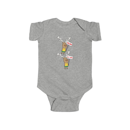 Baby Bodysuit Christmas in the Park Blinky the Reindeer Mascot