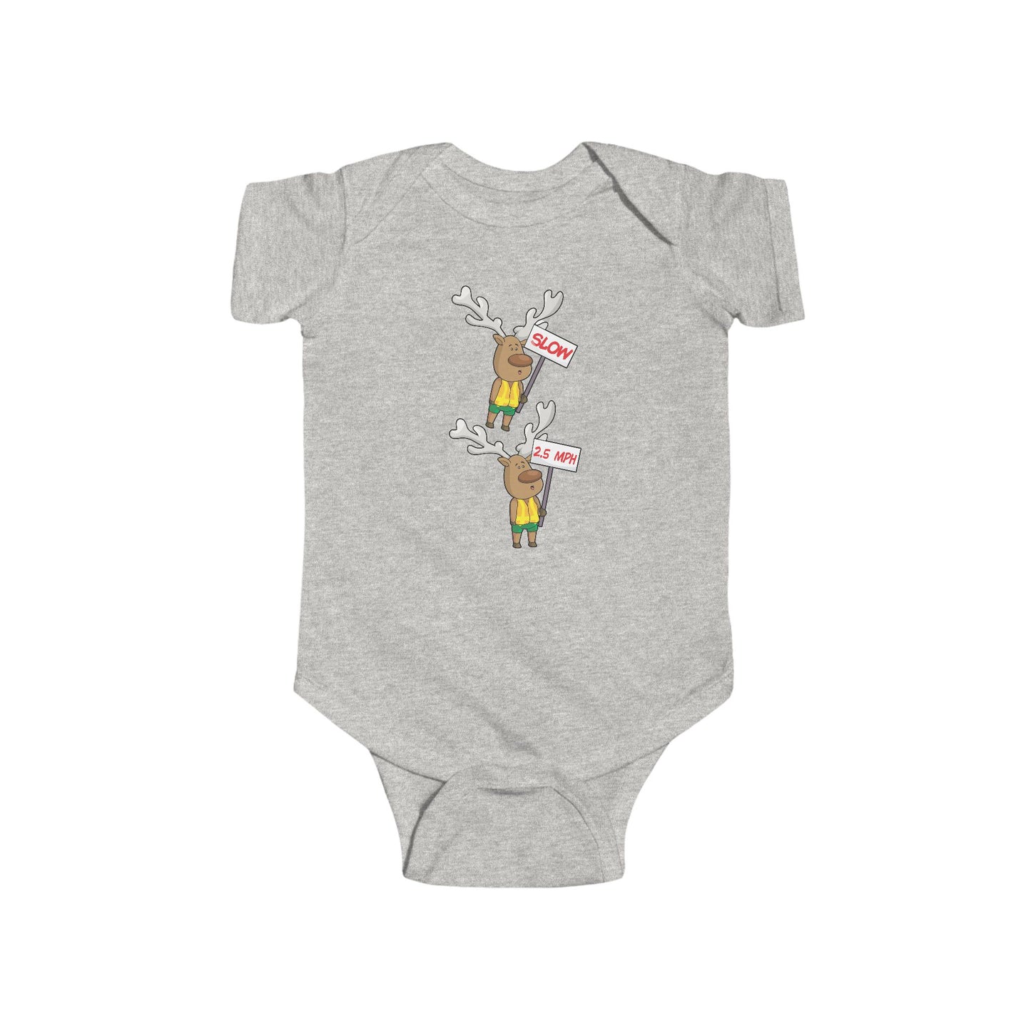 Baby Bodysuit Christmas in the Park Blinky the Reindeer Mascot
