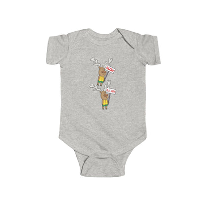 Baby Bodysuit Christmas in the Park Blinky the Reindeer Mascot