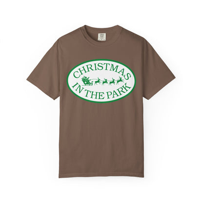 Christmas in the Park T-Shirt | Festive Holiday Tee for Celebrations, Gift for Family, Unisex Christmas Apparel, Joyful Winter Wear