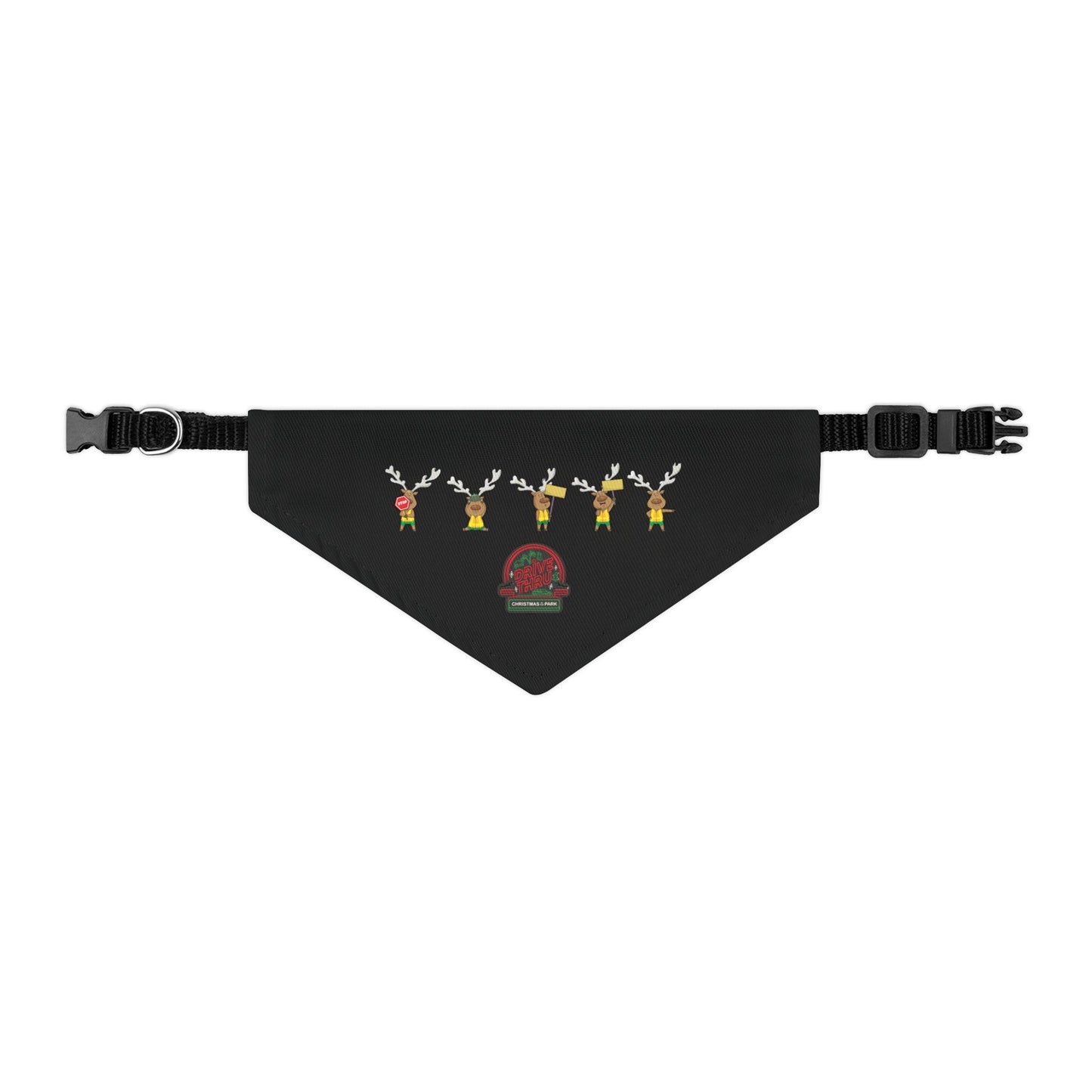 Blinky Chirstmas in the Park Drive-thru Pet Bandana Collar