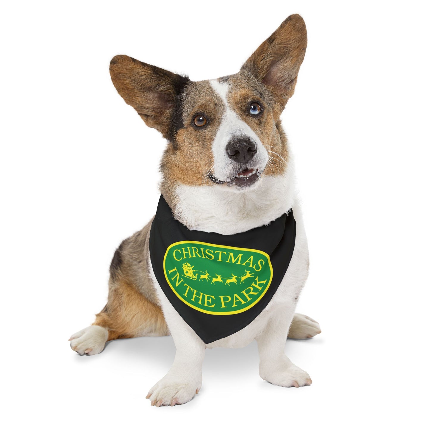 Christmas in the Park Pet Bandana Collar
