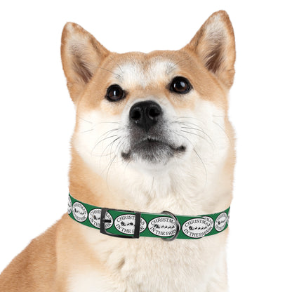 Christmas Dog Collar, Holiday Pet Accessory, Festive Dog Gear, Seasonal Pet Collar, Dog Fashion for Christmas, Gift for Dog Lovers