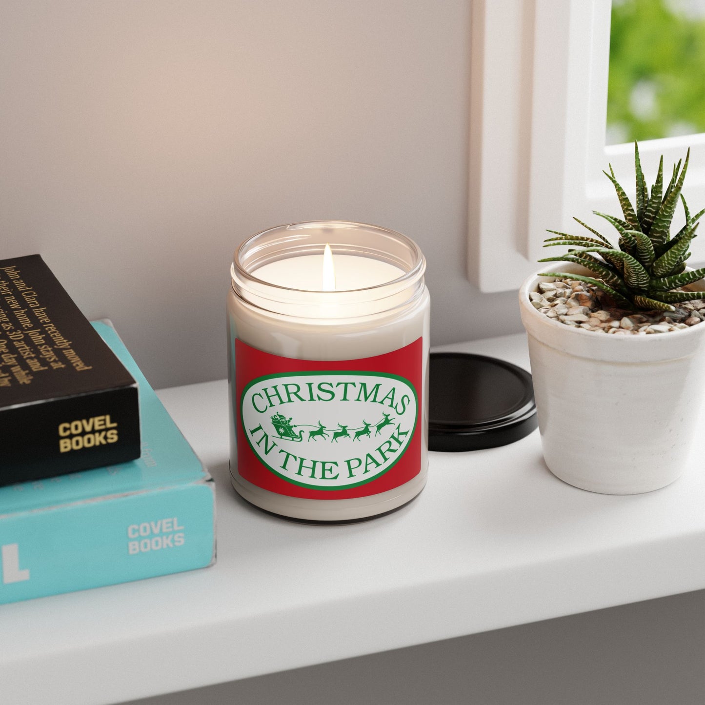 Christmas in the Park Festive Christmas Scented Soy Candle, Holiday Home Decor, Christmas Gift Idea, Seasonal Fragrance, Cozy Comforts