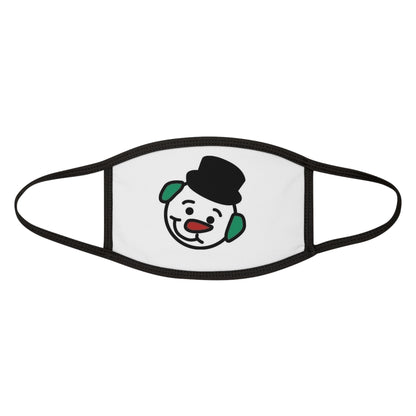 Snowman Face Mask — Cute Holiday Cartoon Mask with Top Hat