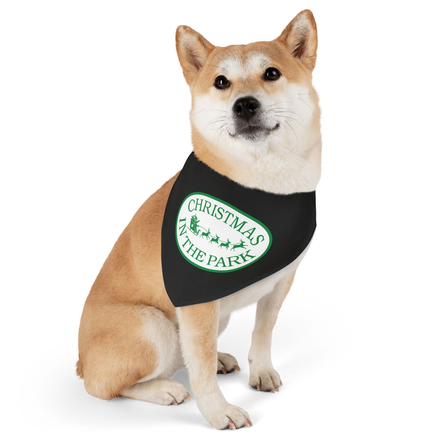 Christmas in the Park Pet Bandana Collar
