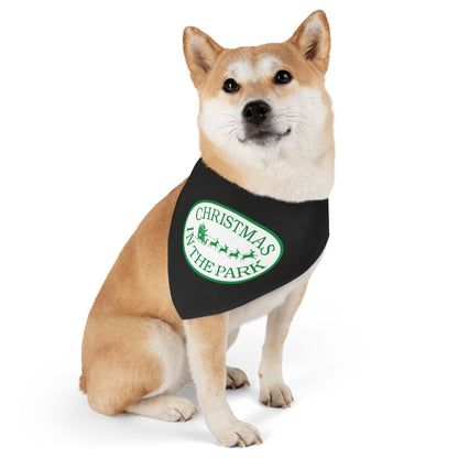 Christmas in the Park Pet Bandana Collar