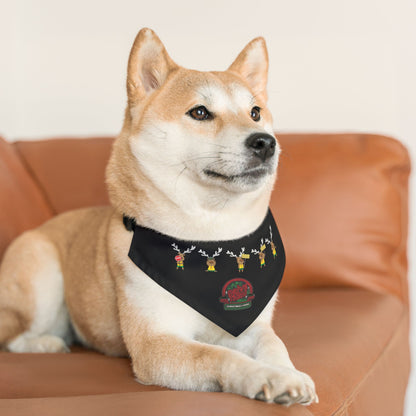 Blinky Chirstmas in the Park Drive-thru Pet Bandana Collar