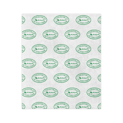 Chic Velveteen Blanket for Cozy Vibes, Soft Microfiber Throw, Ideal for Home Decor, Green Patterned Gift, Perfect for Birthdays
