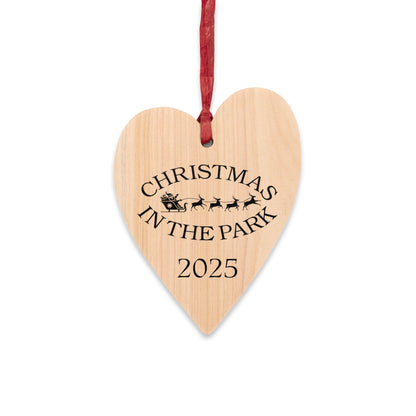 Wooden Ornament - Christmas in the Park 2025