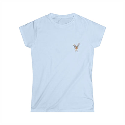 Stylish Women's Softstyle Tee with Unique Design, Casual Top, Summer Shirt, Gift for Her, Trendy Graphic Tee